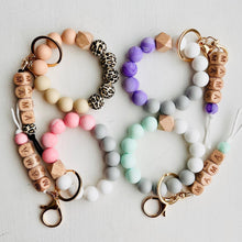 Load image into Gallery viewer, MAMA Beads Bangle Keychain Silicone Bracelet - A Mama's Lullaby