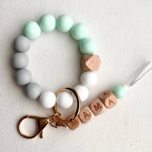 Load image into Gallery viewer, MAMA Beads Bangle Keychain Silicone Bracelet - A Mama's Lullaby