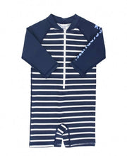 Load image into Gallery viewer, Striped Rash Guard Bodysuit - A Mama's Lullaby