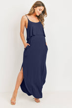 Load image into Gallery viewer, Solid Maternity/Nursing Maxi Dress - A Mama's Lullaby