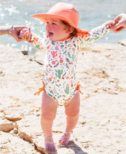 Load image into Gallery viewer, Desert Blossoms One Piece Rash Guard Swimsuit - A Mama's Lullaby
