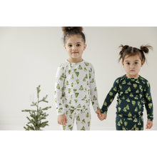 Load image into Gallery viewer, Ivory Christmas Trees Bamboo Lounge Set - A Mama's Lullaby