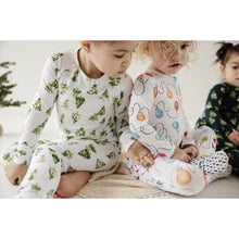 Load image into Gallery viewer, Ivory Christmas Trees Bamboo Lounge Set - A Mama's Lullaby