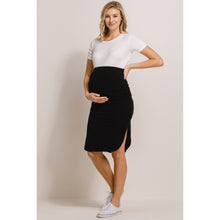 Load image into Gallery viewer, Soft Terry Side Slit Maternity Skirt - A Mama's Lullaby