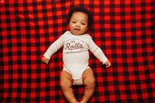 Load image into Gallery viewer, "These Rolls are Homemade" Thanksgiving Bodysuit - A Mama's Lullaby