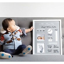 Load image into Gallery viewer, All About Me Baby's 1st Year Frame w/Clean-Touch Ink Pad - A Mama's Lullaby