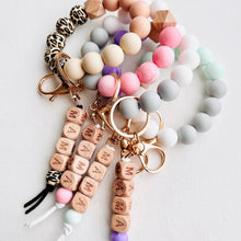Load image into Gallery viewer, MAMA Beads Bangle Keychain Silicone Bracelet - A Mama's Lullaby