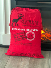Load image into Gallery viewer, "North Pole" Reindeer Santa Sack - A Mama's Lullaby