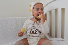 Load image into Gallery viewer, "These Rolls are Homemade" Thanksgiving Bodysuit - A Mama's Lullaby