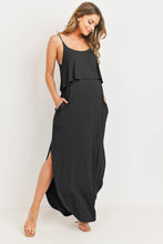 Load image into Gallery viewer, Solid Maternity/Nursing Maxi Dress - A Mama's Lullaby