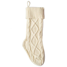 Load image into Gallery viewer, Cable Knit Christmas Stocking - A Mama's Lullaby