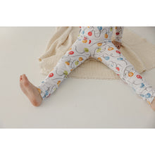 Load image into Gallery viewer, Ivory Holiday Lights Bamboo Lounge Set - A Mama's Lullaby