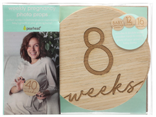 Load image into Gallery viewer, Pregnancy Journey Wooden Weekly Milestone Markers - A Mama's Lullaby