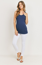 Load image into Gallery viewer, Ribbed Knit Maternity Basic Tank - A Mama's Lullaby