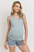 Load image into Gallery viewer, Ribbed Knit Maternity Basic Tank - A Mama's Lullaby