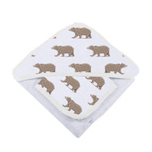 Load image into Gallery viewer, Hooded Towel & Washcloth Set