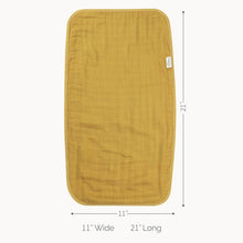Load image into Gallery viewer, Muslin Bamboo Burp Cloths (3 pack)