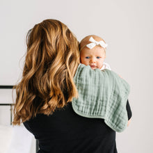 Load image into Gallery viewer, Muslin Bamboo Burp Cloths (3 pack)