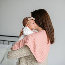 Load image into Gallery viewer, Muslin Bamboo Burp Cloths (3 pack)