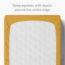 Load image into Gallery viewer, Organic Cotton Fitted Crib Sheet