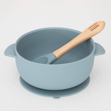 Load image into Gallery viewer, Silicone Baby Bowl and Spoon Set