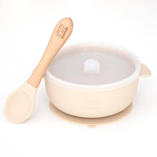 Load image into Gallery viewer, Silicone Baby Bowl and Spoon Set