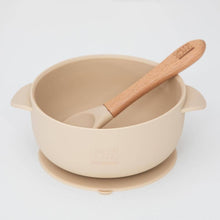 Load image into Gallery viewer, Silicone Baby Bowl and Spoon Set