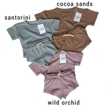 Load image into Gallery viewer, Summer Waffle Knit Lounge Set