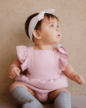 Load image into Gallery viewer, Mari Ruffle Peplum Bubble Romper