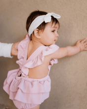 Load image into Gallery viewer, Mari Ruffle Peplum Bubble Romper