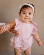 Load image into Gallery viewer, Mari Ruffle Peplum Bubble Romper