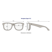 Load image into Gallery viewer, Black Ops Black Navigator Baby Sunglasses (0-2y)