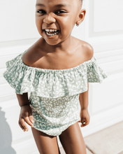 Load image into Gallery viewer, Isla Flutter Sleeve Leotard