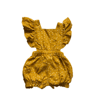 Load image into Gallery viewer, Nala Ruffle Back Polka Dot Romper