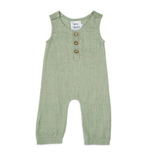 Load image into Gallery viewer, Linen Baby Romper