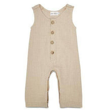 Load image into Gallery viewer, Linen Baby Romper