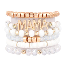 Load image into Gallery viewer, "MAMA" Mixed Beads Charm Bracelet