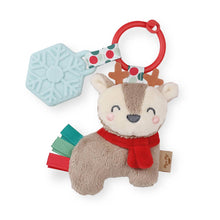 Load image into Gallery viewer, Holiday Reindeer Itzy Pal™ Plush + Teether - A Mama's Lullaby