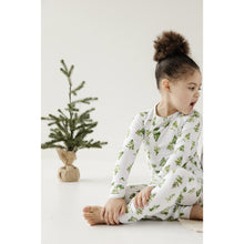 Load image into Gallery viewer, Ivory Christmas Trees Bamboo Lounge Set - A Mama's Lullaby