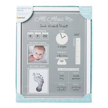 Load image into Gallery viewer, All About Me Baby's 1st Year Frame w/Clean-Touch Ink Pad - A Mama's Lullaby
