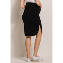 Load image into Gallery viewer, Soft Terry Side Slit Maternity Skirt - A Mama's Lullaby