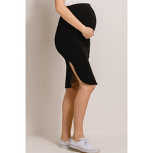Load image into Gallery viewer, Soft Terry Side Slit Maternity Skirt - A Mama's Lullaby
