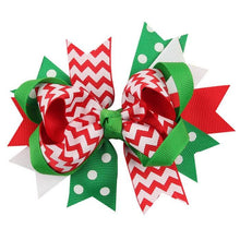 Load image into Gallery viewer, Christmas Hair Bow - A Mama's Lullaby