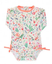 Load image into Gallery viewer, Desert Blossoms One Piece Rash Guard Swimsuit - A Mama's Lullaby