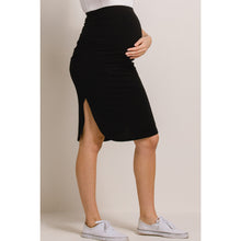 Load image into Gallery viewer, Soft Terry Side Slit Maternity Skirt - A Mama's Lullaby