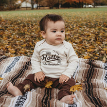 Load image into Gallery viewer, "These Rolls are Homemade" Thanksgiving Bodysuit - A Mama's Lullaby