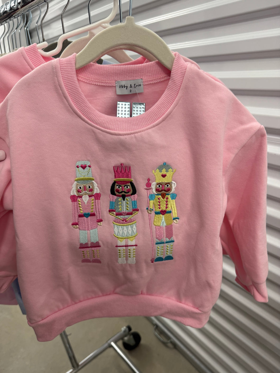 Pink nutcracker sweatshirt