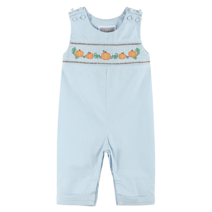 Blue pumpkin overalls