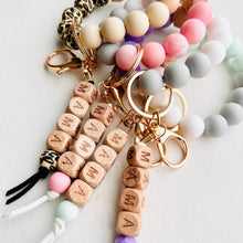 Load image into Gallery viewer, MAMA Beads Bangle Keychain Silicone Bracelet - A Mama&#39;s Lullaby
