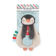 Load image into Gallery viewer, Itzy Lovey™ Holiday Penguin Plush + Teether Toy - A Mama&#39;s Lullaby
